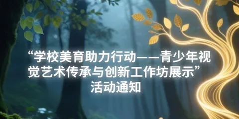 学校美育助力行动——青少年视觉艺术传承与创新工作坊展示公开配图